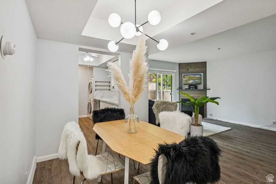 Posh Powder Haus! Updated ground-floor Powderwood condo. The perfect entry point into Park City living. Featuring stainless steel appliances, covered parking, and a private walk-out patio, this 2-bed, 2-bath unit offers comfort and convenience. Enjoy community amenities including pool, year round hot tub, and clubhouse. Located just steps from Junction Commons, the Millennium Trail, Whole Foods and on the bus route.  You're minutes from Redstone, Newpark, and world-class ski resorts. Ideal as a full-time residence, weekend retreat, or investment property. This is affordable Park City, two words you don't hear often! HOA dues 586.65 a month includes everything but electric and gas. Pet Policy 1 dog 2 cats. Car port number #241