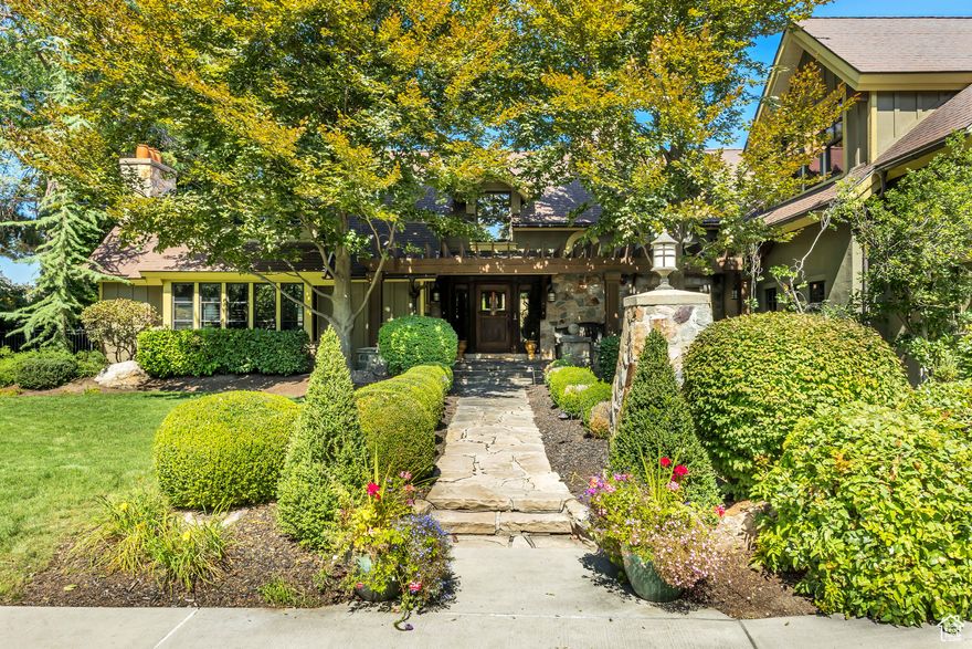 Welcome to a desirable piece of property for your exclusive enjoyment. Situated on a private 1-acre lot in Holladay, this yard is meticulously designed with numerous charming features.Indulge in a pool and spa with outdoor seating areas, stone walkways, and a gas stone fireplace. Your children will particularly appreciate the built-in trampoline and swings equipped with climbing bars. Additionally, a spacious pool house is available, providing all the necessary amenities. Ample parking is conveniently provided with two sets of garages and a long driveway that extends along the east side of the property. A circular driveway welcomes you at the front entrance. The primary suite is located on the main level, while the great room boasts expansive windows that offer private vistas of the yard and pool.The home underwent an expansion and remodel in 2003, with the pool house constructed in 2013. In 2024, all new pool equipment, including a heater, filtration system, and pump, was installed. Furthermore, two new furnaces were installed in 2021.Despite its secluded location, this property enjoys a prime position just a short distance from Holladay Village's boutiques, restaurants, food park, library, and City Hall Park. You will benefit from the advantages of residing in a walkable community while simultaneously having quick access to skiing, hiking, downtown Salt Lake City, and the airport via a freeway entrance within minutes.Properties like this are not frequently encountered. With its ideal location, inviting outdoor spaces, and timeless design, this is an opportunity you will not want to miss. footage figures are provided as a courtesy estimate only.  Buyer is advised to obtain an independent measurement.