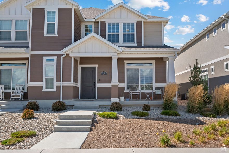 Use our Preferred Lender to receive a free 1-0 buydown. Beautiful Silverton floor plan townhome in the WANDER community in Saratoga Springs with over $18,000 in upgrades! Enjoy upgraded flooring, fixtures, lighting, and an upgraded half bath on the main level. Open-concept living feels modern and inviting, perfect for entertaining. Built recently, everything still feels new but with premium finishes already in place. Located just minutes from the Saratoga Hot Springs, City Marina, TalonsCove Golf Course, and Utah Lake shoreline trails, plus quick access to Costco, Smith's, Redwood Rd, Westlake High, and Thanksgiving Point. Come check out this amazing family home in Saratoga Springs.