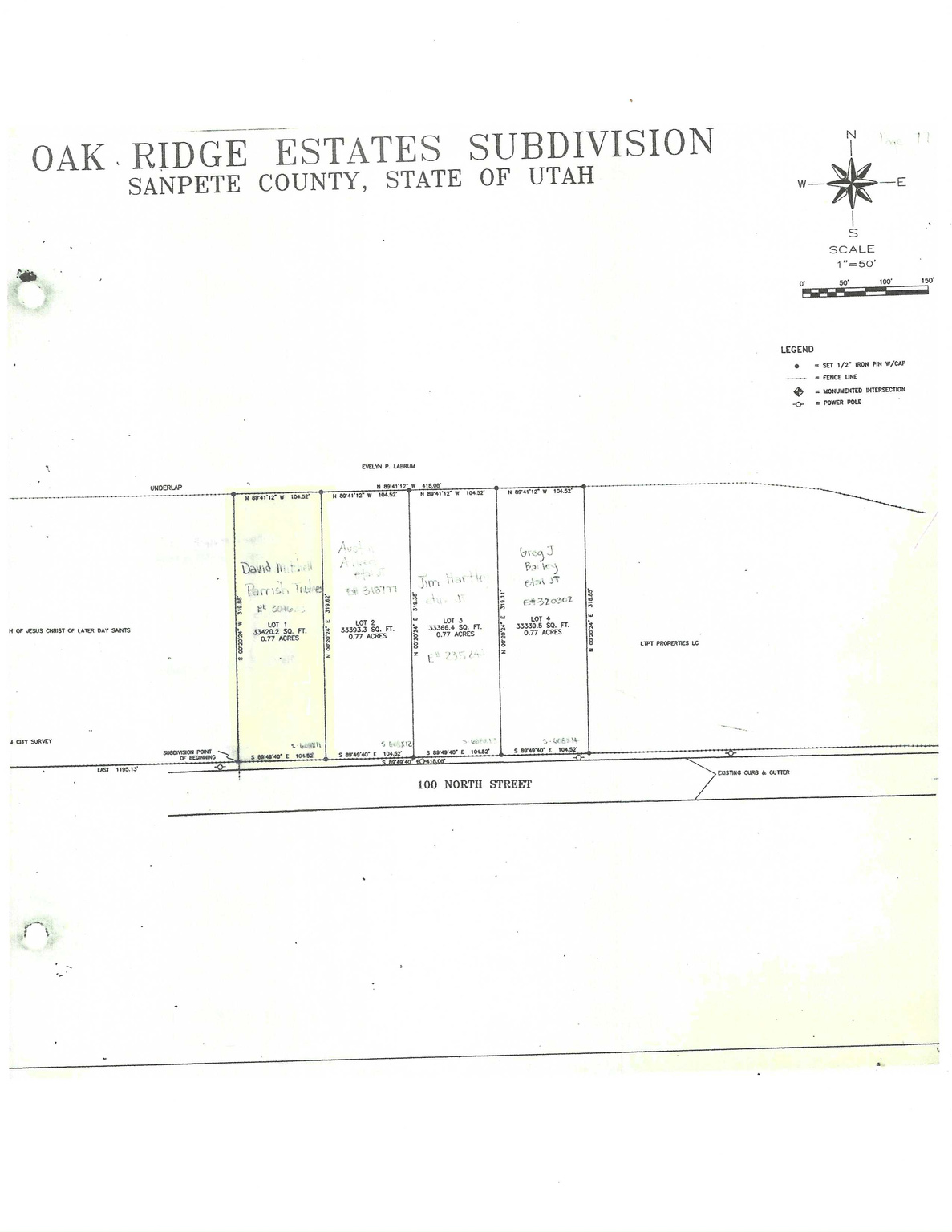 OAK RIDGE ESTATES SUBDIVISION - Residential