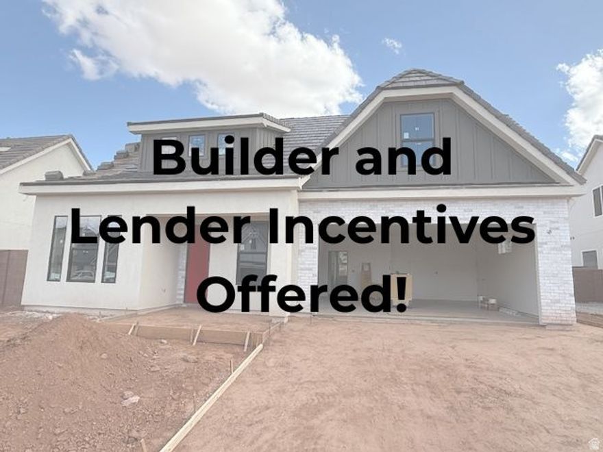 Builder incentives and preferred lender rate buydown available! Multiple programs could work for you - ask us for details. Custom builder, custom quality! Gorgeous craftsman-style home backing red rock open space-all natural backyard views you'll enjoy in large windows, a covered patio and private yard. Step inside and you'll find 9' ceilings, a separate dining room, flexible office/project/music room, and a spacious primary suite with its own laundry closet. Upstairs are three bedrooms w/walk-in closets, large family room, full laundry, tons of natural light, and mountain views. The kitchen is a showstopper with two-tone cabinetry, quartz countertops, wood-look LVP floors, and upgraded trims and finish. A handy mudroom with bench and coat closet greets you at the entry. The insulated garage includes sidelights and a side door.  Energy-efficient touches include zoned HVAC, R-50 ceiling insulation, CAT5 ethernet and coax pre-wiring, plus extra sound insulation in the primary bedroom. Gas/electric hookups for both the kitchen and laundry, second laundry hook-ups in primary bedroom closet. Even soffit outlets for outside holiday lights!  This home is loaded with extras from a builder who pays attention to every detail-you'll notice the difference. Call today for a private showing and see it in person.