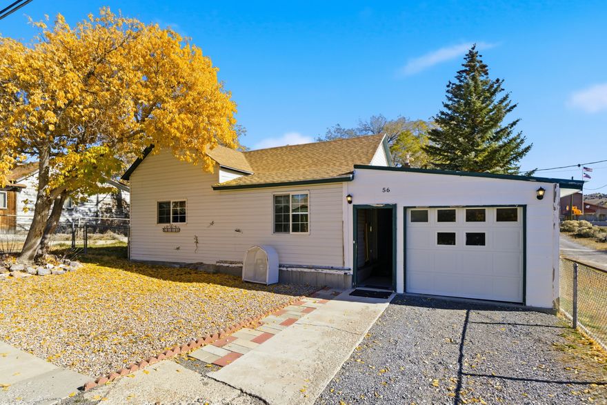 Cozy 2-bedroom,1 bath spacious home with a large fenced yard for kids or pets. Located in the historic mining town of Eureka. Enjoy small-town living with the convenience of being within walking distance to schools, the park, and Main Street. Surrounded by beautiful mountain scenery, this home offers endless opportunities for outdoor adventure, with nearby trails perfect for hiking, exploring, or riding ATVs. Whether you're looking for a vacation home or a peaceful full-time residence, this charming home captures the spirit and history of Eureka. Tax parcel # XE00-5326-2 is included in the sale.   THIS IS AN ESTATE SALE. HOME IS BEIGN SOLD "AS IS".  All information is provided as a courtesy. Buyers and Agents are advised to verify all information.