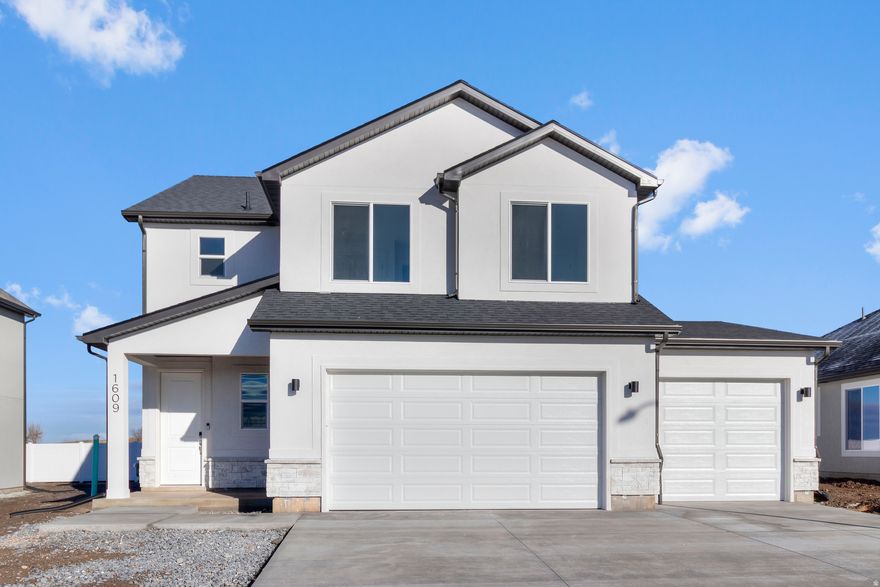 Why wait months to build when this brand-new, never-lived-in home is ready now? This beautifully designed new construction 4-bedroom, 2.5-bath home with a versatile loft offers the layout and finishes today's buyers are looking for without construction delays. The main level features a bright, open living space that flows seamlessly into the kitchen and dining area, perfect for everyday living and entertaining. Upstairs, enjoy a spacious primary suite with a walk-in closet and ensuite bath, plus two additional bedrooms and a flexible loft ideal for a home office, playroom, or second living space. Located in a growing Logan community close to schools, parks, and daily conveniences. Seller is offering over $10,000 in incentives to help buyers win; ask how this can be applied toward closing costs, rate buydowns, or other options. Priced to move and ready for a quick close. Versin en Espaol: Casa nueva, nunca habitada con 3 recmaras, 2.5 baos y loft. Diseo abierto, espacios amplios y ubicacin conveniente en Logan. El vendedor ofrece ms de $10,000 en incentivos para ayudar a los compradores. Lista para cierre rpido!