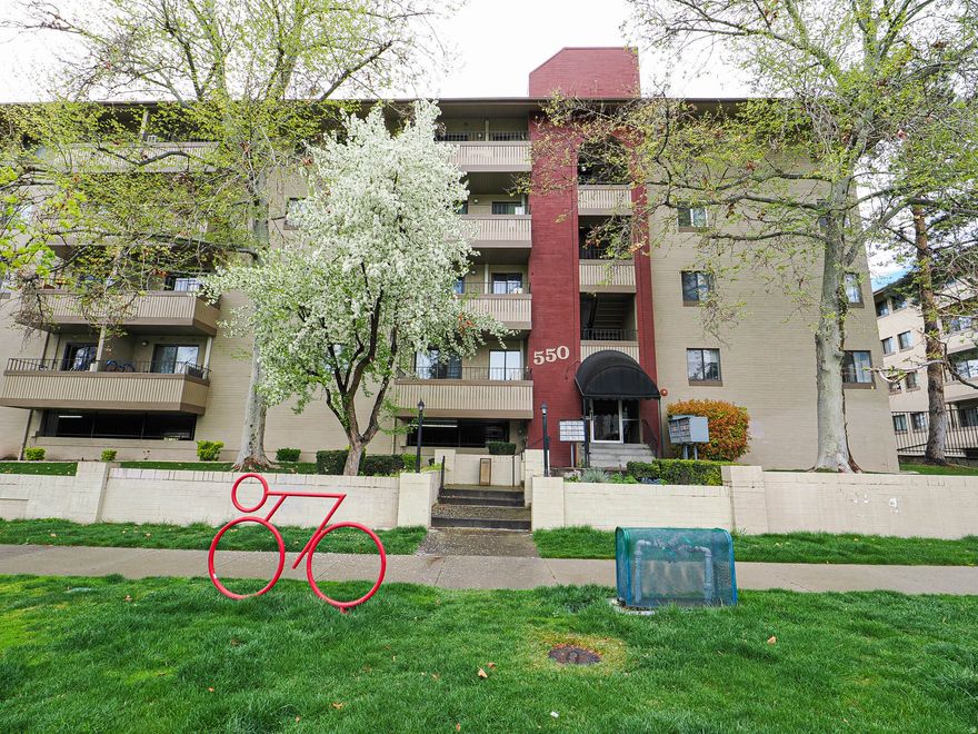 OPEN HOUSE SATURDAY THE 14th from 10:00-1:00.  Prime downtown living in the heart of Salt Lake City! This well-maintained Towne Park condo offers unbeatable walkability to TRAX, Trolley Square, Liberty Park, and countless restaurants, shops, and cultural attractions.  This single-level unit features 2 bedrooms and 2 bathrooms with an open-concept living and dining area, wood flooring, and a functional layout. The living room opens to a private patio through a sliding glass door, bringing in natural light and creating an easy indoor-outdoor flow.  The kitchen is equipped with granite countertops, stainless steel appliances, tile backsplash, and ample cabinet space, with a convenient pass-through to the dining area, perfect for everyday living and entertaining. In-unit laundry is tucked neatly near the kitchen for added convenience. The primary suite includes its own bathroom, while the second bedroom and bath offer flexibility for guests, roommates, or a home office. Pre-inspected for buyer confidence, this condo offers transparency and peace of mind.   Additional features include a 1-car parking spot in the covered garage, storage bins, elevator access, and a well-maintained community with amenities including a pool, tennis courts, clubhouse, and exercise room  Whether you're looking for a primary residence or a low-maintenance urban retreat, this centrally located condo delivers comfort, convenience, and lifestyle.  If the square footage or acreage of the property or improvements is of material concern to the buyer, the buyer is responsible for verifying the square footage/acreage measurements and improvements to the buyer's satisfaction.