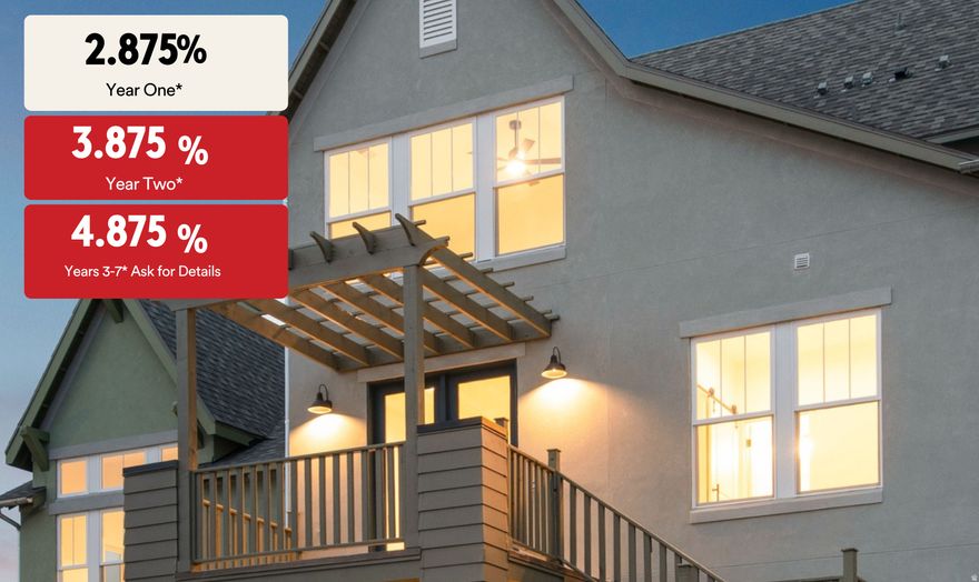 Preferred Lender Incentive Interest Rate or Receive up to $15,000 towards closing costs!* BRAND NEW Luxury Townhome with the convenience of a 4-CAR GARAGE!  With easy access to Lookout Park and The Cove house! With direct access to the water, you can easily grab your paddle board from the porch storage room and start living the serene WATERFRONT LIFESTYLE. Plus, with a 2-year builder warranty and a 10-year structural warranty, you'll enjoy lasting quality and peace of mind for years to come! Daybreak amenities include: Pools, Gym, Parks, Trails, Downtown Daybreak, Bees Stadium, Trax, Restaurants & More! Buyer and buyers agent to verify all information. Model Home address: 6637 W Lake Ave, South Jordan UT