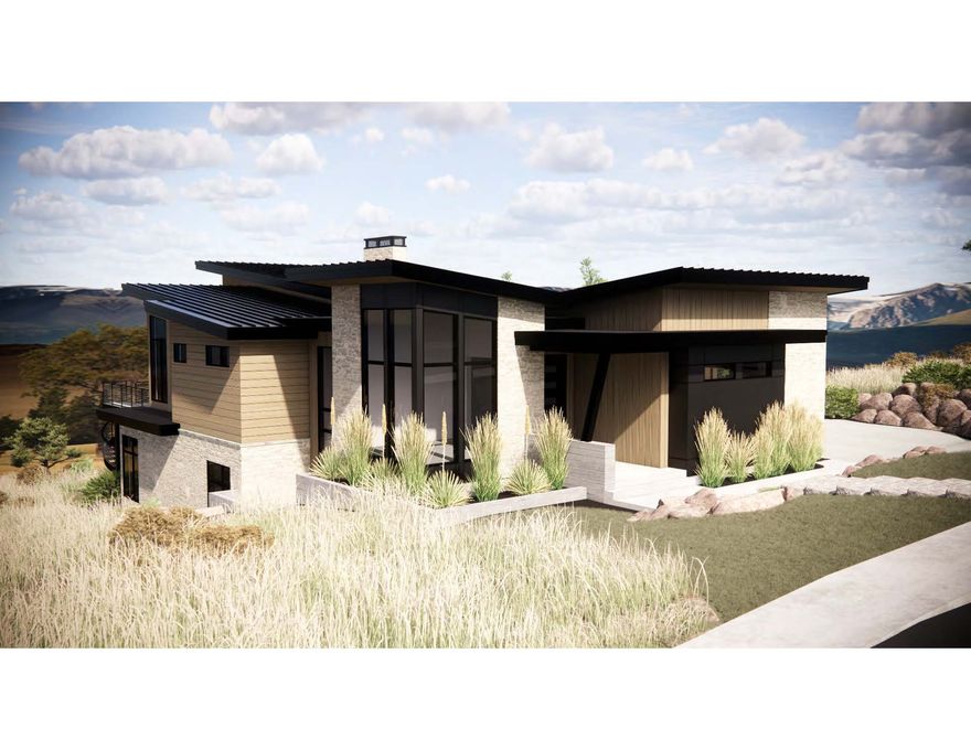 This home is fully designed, completed interior design, permits approved, and ready to start construction!  This stunning mountain modern home features beautiful views of Deer Valley, Jordanelle Reservoir, and the highly anticipated Mayflower Resort. Enjoy huge, rooftop terrace decks for entertaining or quiet enjoyment with sunsets off the great room. The mudroom with custom lockers leads out to the massive fully finished 3 car garage, one of which is oversized for boat storage. Custom high-end finishes, upgraded cabinetry, 10' ceilings with vault in great room, porcelain countertops and hardwood throughout. The downstairs features a kitchenette, sink in laundry with custom cabinetry and beautiful office cabinetry finishes.  Cable railings on stairs and large open vaulted great room. Beautiful master bedroom with free standing tub, oversized shower, and laundry hookups in large master closet. The kitchen is equipped with high end Thermador appliances and a butler's pantry. The home is fully landscaped and features an upgraded HVAC system, smart home package and beautiful wood & stone exterior.  Come home to exceptional mountain modern luxury at its best.