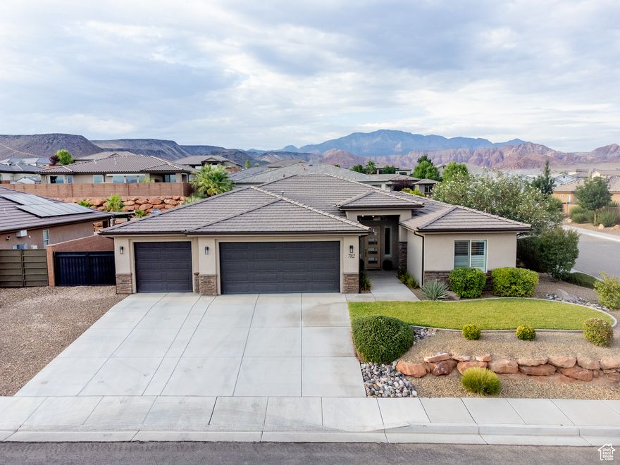 You'll love this home's incredible location in the highly desirable Washington Vista area of Green Springs, and the versatile floorplan that  includes a private casita perfect for guests, a home office, or multi-generational living. Step outside to your own backyard retreat featuring a sparkling pool with built-in jacuzzi, Shamu shelf, water features, fire features and dramatic outdoor lighting. A firepit table & seating area is also next to the pool, creating an awesome setting for both quiet evenings and fun-filled entertaining. Inside, the spacious great room with fireplace, decorative shelving, and large windows draws in natural light and frames the beautiful pool and patio views. Upgrades are found throughout, including trayed lighted ceilings, plantation shutters...and more...such as wood tile flooring, 2x6 exterior walls, grade 4 quartz countertops in the kitchen and bath, stainless steel appliances, and a gas range with hood. Sitting on a premium corner lot, this home blends privacy, comfort, and style into one amazing package.
