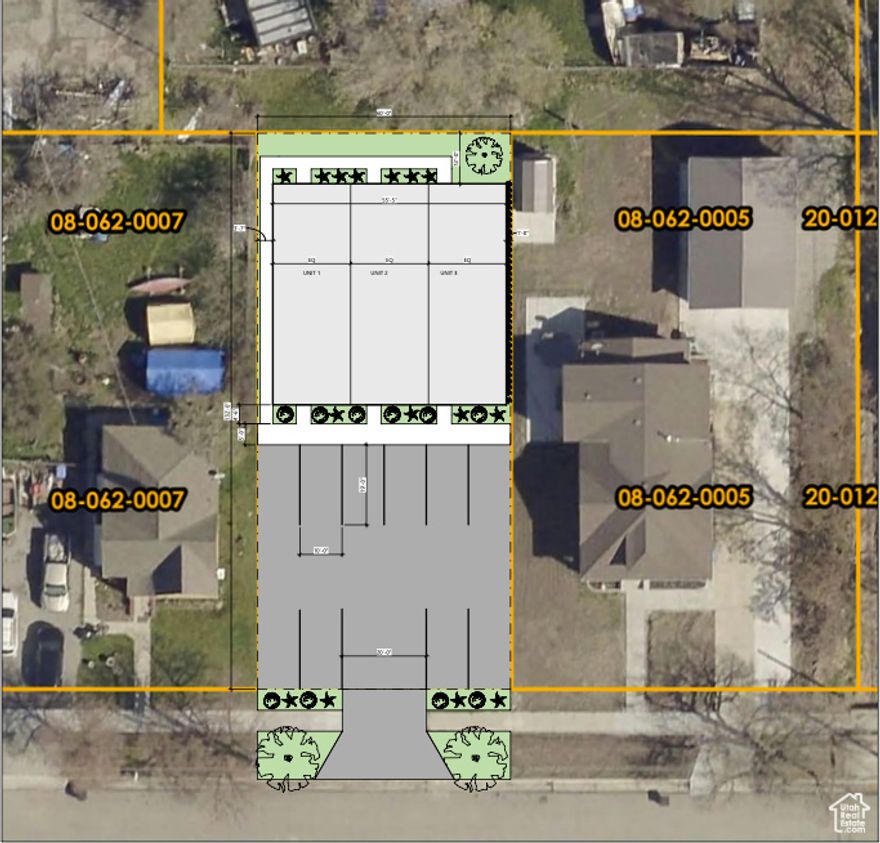 Seller is willing to subordinate; bring your own builder.  This lot has been approved for the building of a live/work Triplex!! 30% of the total square footage can be commercial. Approved Plans have 2 beds 2 bathrooms upstairs, kitchen, living space, and Commercial Space with 1/2 bath downstairs per unit. Includes structural engineering and one-time use of plans. Ready to pull permits! Once built, each unit can be sold separately. Buyer to verify all info with City.