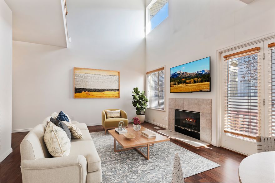 Priced below appraisal (came in at $490K). Super close ski resort access! Updated, Sandy townhome boasts a private backyard along with vaulted ceilings, skylights, and full foliage. Come see this beautiful 3-bedroom, 3.5 bath townhome with a second story balcony deck, and a nice-sized fully fenced back patio. Updated kitchen has extra cabinets and lots of workspace. Roof replaced in December 2020. Fireplace and two-story vaulted ceilings in the living room. 2 bedrooms upstairs, each with its own bathroom. Laundry on 2nd floor where you want it for linens, clothes & bedding. Basement has a living room, bedroom, and a full bathroom. You've got a 2-car garage with visitor parking 30 feet away. Less than 10 miles from 4 World Class Ski Resorts in Big and Little Cottonwood canyons. PERFECT for those who love living near mountains and city, or those who want a no maintenance 2nd home near SLC, skiing, hiking and mountains. Located next to a green space and a park, this centrally located townhome can get you to Fort Union or East Sandy very quickly. Close to shopping, medical, retail, and much more. *Must be owner-occupied.