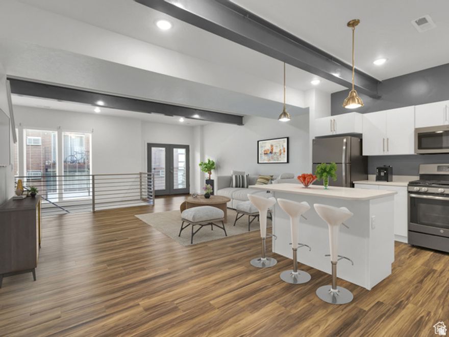 Back on the market. Luxury townhome that offers a quality build and a contemporary look, great location and amazing mountain views. Nice size bedrooms and a walk-in closet matching with a full bathroom also featuring a loft which is pefect for a home office environment. Brand new carpet. Extra wide & length 2 car garage with diamond plate baseboards and insulated garage doors, pre-wired for electric car charging capabilities. Seller financing option available. 10% down payment @ 4.99% interest amortized over 30 years with a 5-year balloon option to extend an additional 5 years @ 6.5%