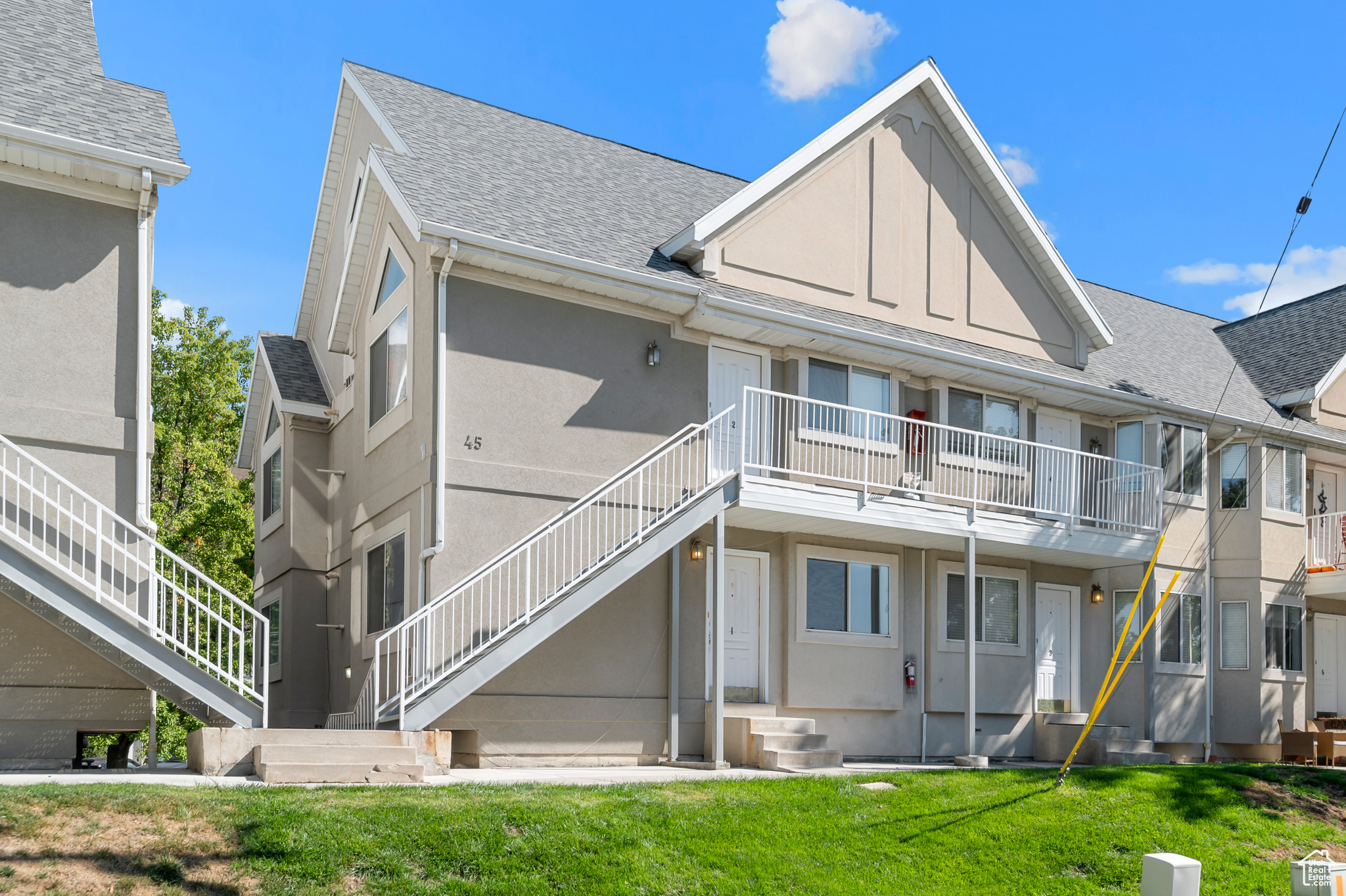 Wonderful newly remodeled condo, great location, close to BYU, Memorial Park, Harmon Park & Splash Summit. Gorgeous view of the Wasatch Mountains. Spacious 3 bedroom, 2 bath, plus 4th bedroom or family room in basement. All new luxury granite countertops in the kitchen and bathrooms. New faucets, sinks, dishwasher, range/oven & newer tankless water heater. The 3 bedrooms feature new carpet and the entire home has been freshly painted. Walkout 1 car garage with ground level entrance. Abundant storage. Great for a family or as a rental property. Excellent condition. Square footage figures are provided as a courtesy estimate only and were obtained by previous MLS listings. Buyer is advised to obtain an independent measurement.
