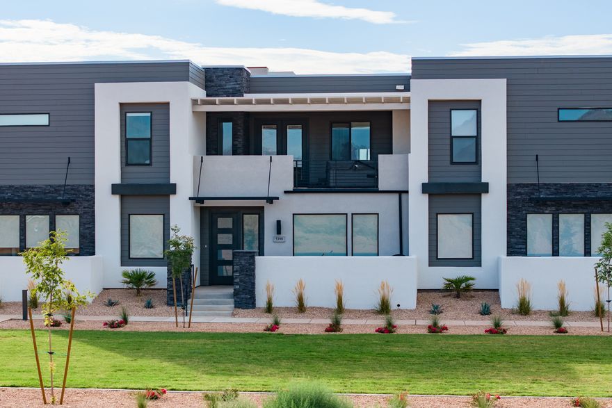 This townhome is being sold in 1/8th Ownership. You now have the ability to Co-own a 4 bedroom 4.5 bathroom townhome complete with all luxury furnishings/decor, a balcony hot tub and at a fraction of the price!!! Offset your cost of luxury ownership by 87% with other owners. This home is also approved for Nightly Rental! Get ready to enjoy vacation time or rent-it out nightly at one of Southern Utah's most incredible communities. And yes, they seriously built a 2.5 acre swimming pool and surrounded it by a sandy shore line and palm trees! If you haven't checked out an Ember Home yet or the Desert Color community, you are missing out! Call for more details about the Co-Ownership model, and the home itself.   Square footage figures are provided as a courtesy estimate only and were obtained from Builder.  Buyer is advised to obtain an independent measurement.