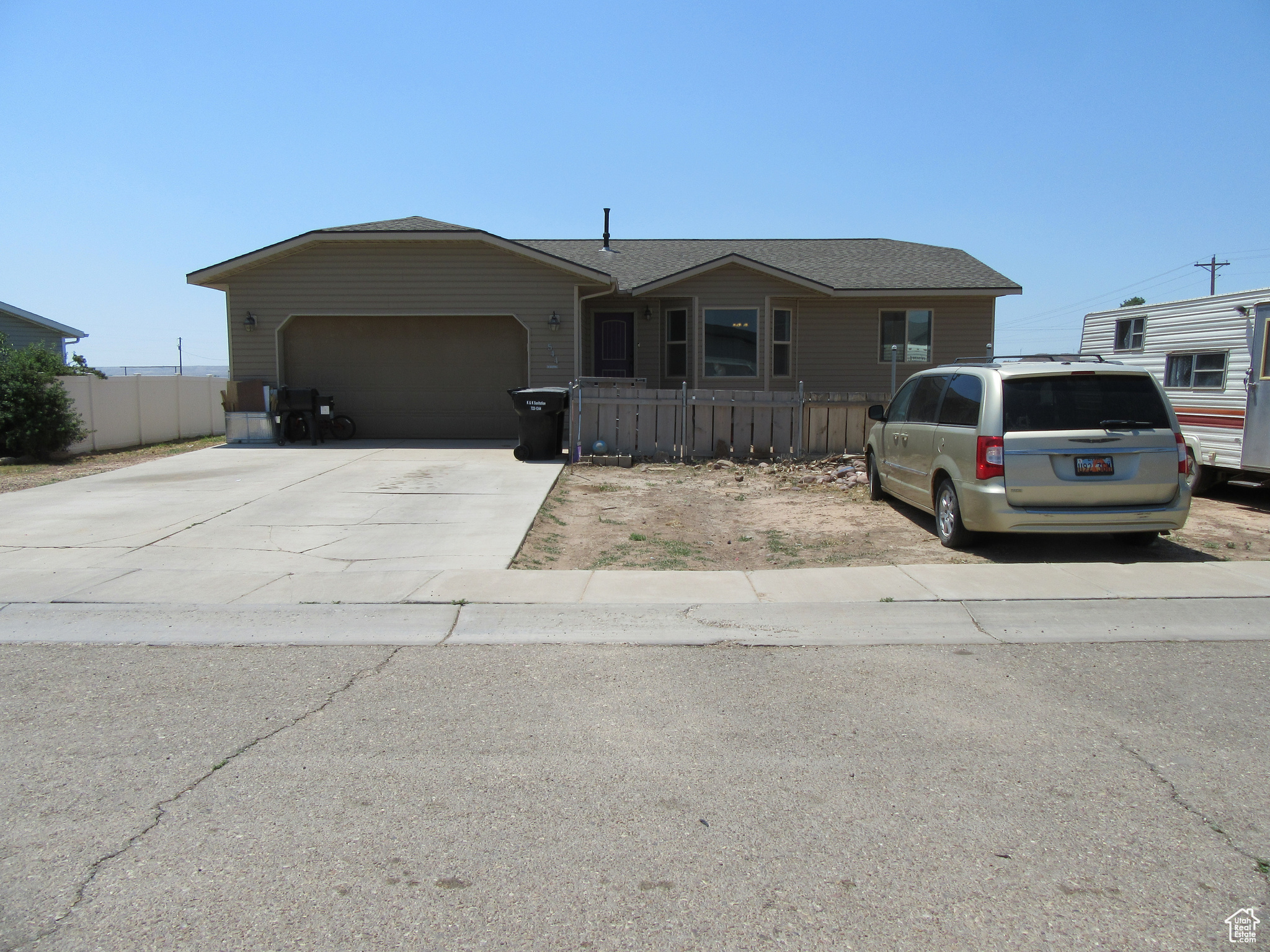 ***PRICE IMPROVEMENT*** This 3200+ sq ft home offers 6 bedrooms, 3 bathrooms (1 is partially finished), 1 bonus room that could be used as an office or open it up into the adjacent bedroom and make a huge walk-in closet. (the room has no window) . This home sits in a quiet cul-de-sac. The front yard has a sprinkler system and will need little soil and seed or sod. The back has neither. The owners have completed most of the basement and there is sheetrock to work on the remaning areas. The home needs a little TLC so the owner is still offering $15,000 with a full price offer, for flooring and other things that need to be worked on such as some mud & tape in the basement, base boards, flooring, paint, toilet, tub (all in the basement). The upstairs was recently painted, There is an on demand hot water heater and blown in insulation, helping with energy costs. There is a school bus route for all three schools. Bring your vision and dreams to life! If you love the outdoors, this home is situated near some great areas. It's only about 36 miles from Starvation Reservoir, 84 to Strawberry Reservoir, 46 to Dinosaur National Monument, 31 to Vernal, 68 to Flaming Gorge, 75 to the Uinta mountain range. Roosevelt has a temporary halt on building permits due to water shortage concerns so this would be the time to get into an existing home here! Don't miss your chance to own this great family home at this price and instant equity!! Measurements are provided as a courtesy only.