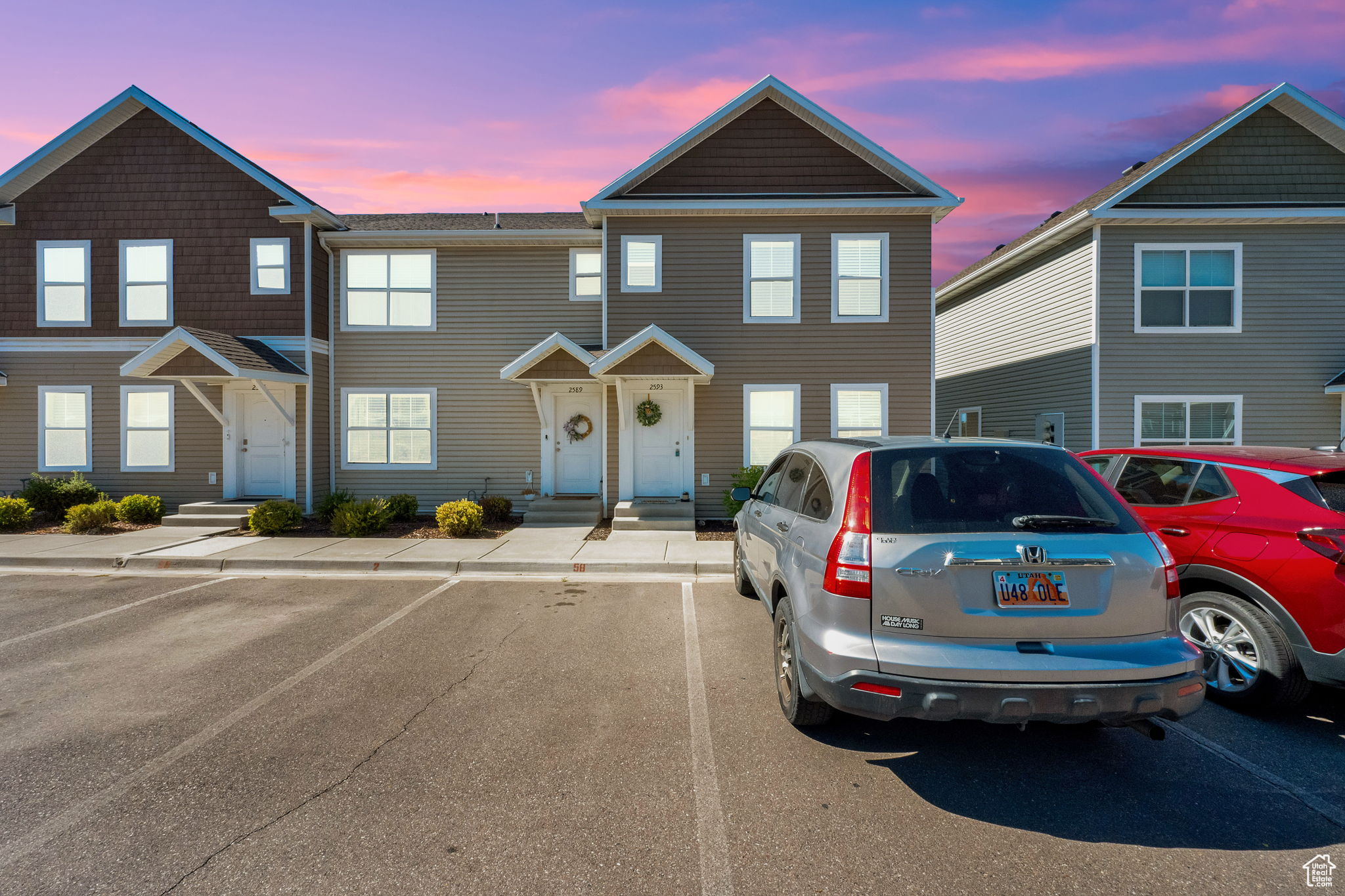 Welcome to this meticulously maintained 3 Bedroom 2 1/2 Bathroom Townhome! Fresh, neutral colors and timeless design throughout. This home features a bright and inviting layout designed for comfortable living. The kitchen and dining area open to a charming small back wood deck---perfect for relaxing and watching sunsets. Granite countertops in kitchen. Small playground nearby in development. A standout feature is the large, tall, very easy to access open crawl space with walkout access to the backyard, providing exceptional storage options rarely found in townhomes! Conveniently located and move-in ready, this property combines functionality, comfort, and charm. Brand new carpet installed throughout home (Sept 2025)! Backyard deck freshly painted and updated (Sept 2025)! Townhome owned by Listing Agent.