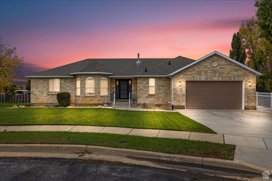 Tucked away on a quiet cul-de-sac with wonderful neighbors, this beautifully maintained Clinton home offers both comfort and flexibility. The main floor features 9-foot ceilings, a formal living room, and a small front room perfect for an office or additional sitting area. Enjoy a spacious family room with a cozy gas fireplace and a bright, open kitchen featuring quartz countertops and all-new flooring throughout. The remodeled primary bathroom adds a touch of modern luxury. Downstairs, the huge basement includes a finished bedroom, full bathroom, and a secondary kitchenette, offering excellent potential for a rental unit or in-law suite. With plenty of additional space, the basement could easily accommodate an extra bedroom, creating a 2-bedroom, 1-bath apartment with strong income potential. Current rents in the area range from $1,500$1,800 per month for similar basement units. While the home does not currently have a walkout, adding one is feasible and is estimated at around $15,000 to enhance accessibility and value. Outside, you'll love the large driveway with ample parking, along with a fully landscaped and fenced yard, perfect for gatherings, kids, or relaxing evenings. Conveniently located just minutes from Hill Air Force Base, shopping, parks, and freeway access, this home combines charm, functionality, and room to grow in one of Clinton's most desirable neighborhoods.