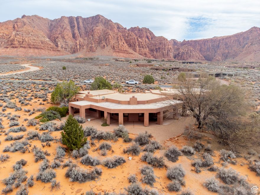 Nestled at the north end of Kayenta, this 3,727 sq. ft. Southwest-style home captures the magic of desert living with red rock views in every direction. Featuring 3 bedrooms plus an office and hobby room, open living spaces, and a wrap-around covered patio perfect for sunsets and stargazing, it's where nature and comfort meet in perfect harmony. Experience the art, serenity, and spirit that make Kayenta one of Southern Utah's most inspiring communities.