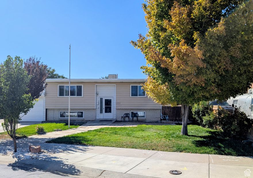 Nice Five bedroom home in fair to good condition, but could shine with your personal & creative touch! Located in a Desirable, centrally located area, near shopping, & Only about 10 minutes to Freeway Access!. Cozy THREE Bedroom Basement Apartment, w/ Kitchen & walkout access, for multi-generational living etc!!. Enjoy a smaller, easy to maintain yard, with a relaxing deck & patio... Hm Warranty Included!!! Tenant occupied, but moving ASAP. Sq ft footage provided as a courtesy estimate. Buyer/agent is advised to obtain an independent measurement & to verify All information.