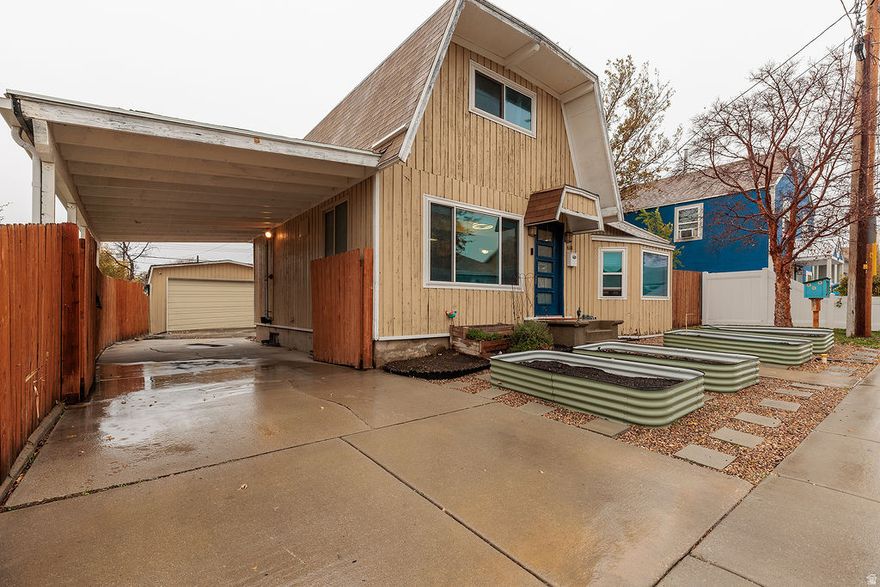 Welcome to 5th Avenue in Historic Midvale! Nestled in an ideal, walkable location, this custom 1970s home offers charm, convenience, and effortless access to the best of the Salt Lake Valley. Restaurants, entertainment, and shopping are just moments away, with quick freeway access for easy commuting. Inside this 2-story (with a full basement), you'll find 4 bedrooms, staggered across the layout, providing privacy for home officesor various individual spaces, plus new windows. There is a large diningroom, for dinner parties, game nights, and BBQs; it accesses the backyard, where you will find a fully fenced-in yard and a cozy pergola on a concrete patio. There is plenty of space to park multiplevehiclesin the driveway plus a large, detached, 2-car garage!  Square footage figures are provided as a courtesy estimate only and were obtained from county records.  Buyer is advised to obtain an independent measurement.
