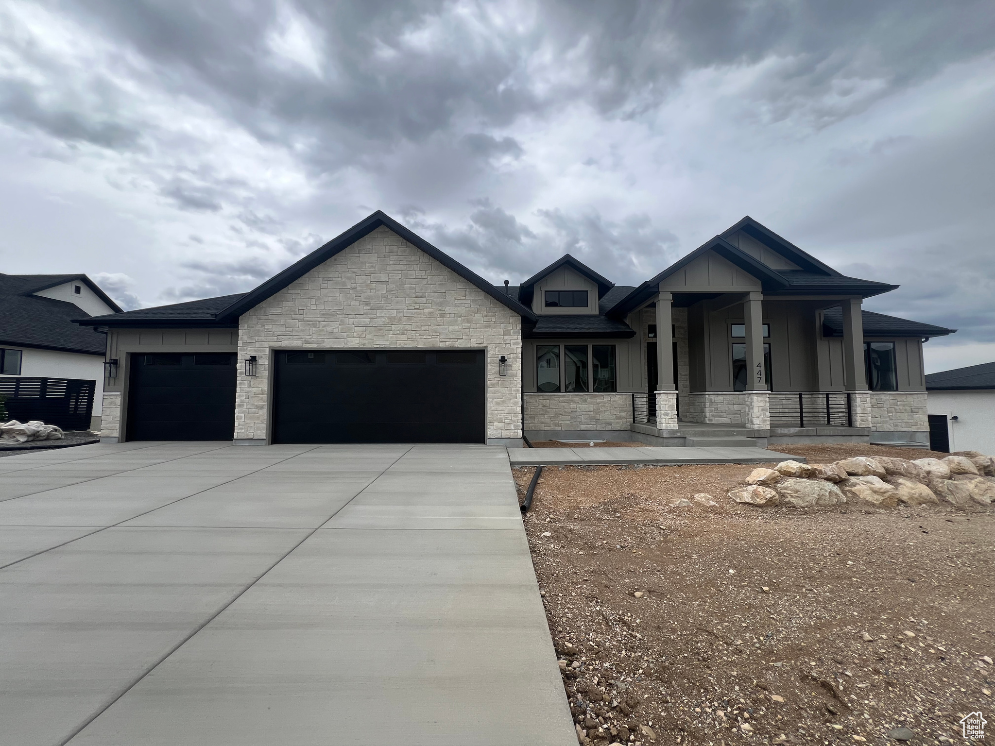 First time offering of custom home in North Ogden, Estimated completion end of September. The area the view and the amenities of this home will take your breath away. All photos uploaded at this time are reflective of the home and colors in this very home. All selections and home features are for the buyer looking for a designer dream home. This 2025 home is styled in the latest features and upgrades in the market. Spacious Vaults, and full daylight elevation will take your breath away. You will have two of everything almost and this home will satisfy those wanting a luxury kitchen, to breathtaking views off large covered deck and all the other extras you will appreciate. Everything is finished, upstairs and downstairs and even the garage. I will be updating progress of the home and have all the details of home at your request. Note picture layout colors and layout are how this home will look with only the slight change. Call for details.