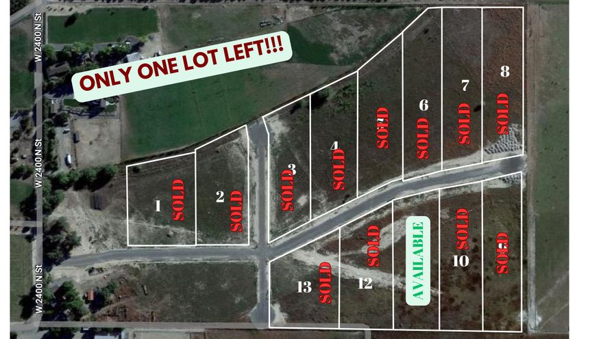PRICE IMPROVEMENT! ONLY ONE LOT LEFT!! Introducing a rare opportunity to own a piece of breathtaking paradise in the heart of Genola, Utah. Nestled amidst serene fruit orchards and embraced by majestic mountain vistas, these remarkable 2.5-acre lots offer an idyllic canvas for your dream home. Imagine waking up to the enchanting aroma of blossoming fruit trees and gazing upon the stunning panoramas of the surrounding mountains. These lots provide the perfect balance of natural beauty and expansive space, allowing you to create a haven tailored to your desires. With ample room to roam, these generous lots are an equestrian enthusiast's dream. Unleash your passion for horses and experience the joy of riding through the open countryside, right from your own backyard. Choose the freedom to bring your own builder and craft a home that perfectly reflects your vision and preferences.  Indulge in the harmonious blend of nature and tranquility while relishing the convenience of nearby amenities and easy access to urban centers. Genola's rich heritage and friendly community provide a warm and welcoming atmosphere for you and your family to call home. Don't miss out on this extraordinary opportunity to own a slice of paradise. Embrace the allure of fruit orchards, mountain views, and spacious land, and create a lifetime of cherished memories in your own private oasis.