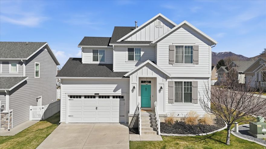 This well-maintained home offers thoughtful upgrades and a flexible layout designed for everyday living. The main level features 9' ceilings, custom trim work, and durable laminate flooring, along with a beautifully designed kitchen showcasing staggered cabinets with crown molding. Upstairs, you'll appreciate the convenience of having all 4 bedrooms on the same level as the laundry room. Comfort is enhanced with two furnaces, and the HVAC system is routed through the floor trusses for a more open feel throughout the home. The basement has been recently finished to add incredible additional living space, including 1 extra bedroom, a spacious family room, a kids' playroom/bedroom, and a full bathroom, perfect for guests, entertaining, or growing households. Plus, the south-facing orientation helps snow melt quickly off the driveway and front steps during the winter months. EV Charger in the garage. Come see the space, function, and value this home has to offer!