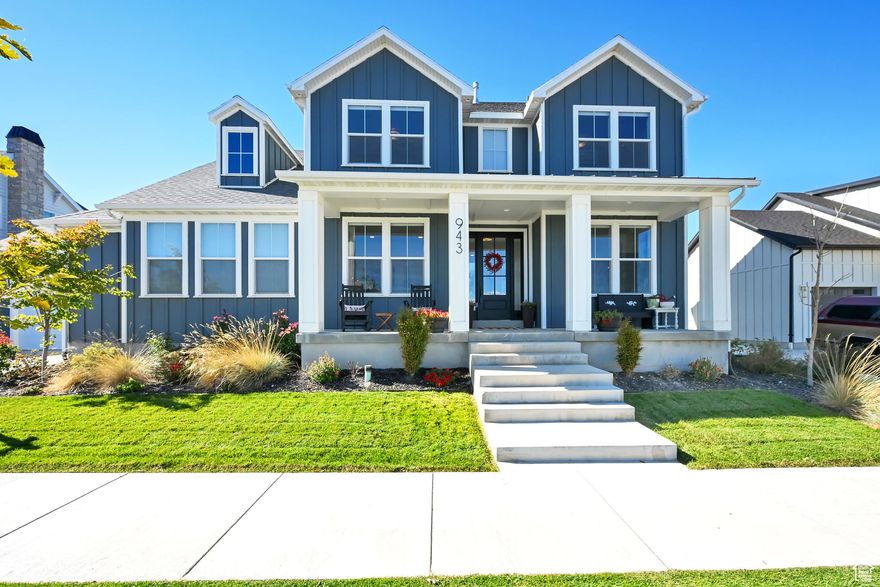**7 to 9 month lease available!** Beautiful single family home in the heart of Saratoga Springs! Spacious and inviting living area with lots of windows that offer a bright and light space that's perfect for entertaining guests or simply relaxing. Gourmet kitchen features over sized quartz island, double oven, gas range, ample counter space, and dining room. Large primary suite with ensuite that boasts separate shower and soaker tub, double sink vanity, private water closet, and large walk in closet with second washer and dryer. The upper level has popular 3 bedroom, 1 bathroom layout with laundry room, large loft, and beautiful views from every window. Fully finished basement has large theater room, family room with wet bar, 2 additional bedrooms, 1 full bathroom, and gym room. Fully-finished flat backyard that is fully fenced with two large concrete patios making it a perfect place to entertain. This home offers easy access to a wide range of amenities including shopping centers, dining options, and entertainment.