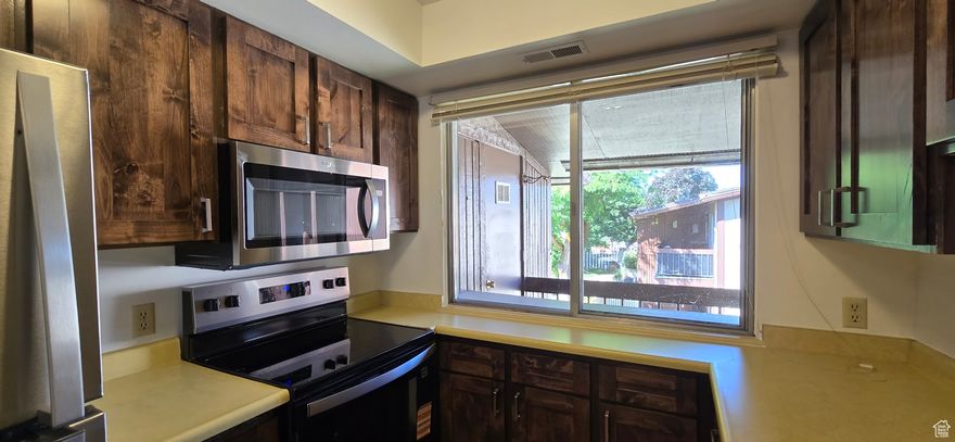 55+ .  Discover a beautifully renovated 2-bedroom, 2-bathroom condominium in North Ogden. This remodel boasts new flooring, cabinetry, fresh paint, tub surrounds, light fixtures, appliances, and blinds, creating a stylish and welcoming living space. The homeowner's association (HOA) takes care of essential services, such as gas, water, sewer, and trash removal, allowing you to fully enjoy the community's amenities. Unwind or connect with neighbors at the clubhouse and pool, enhancing your experience in this lively setting. Schedule your showing today! Three Fountains 55+ Community.  Square footage figures are provided as a courtesy estimate only and were obtained from county records. Buyer is advised to obtain an independent measurement.