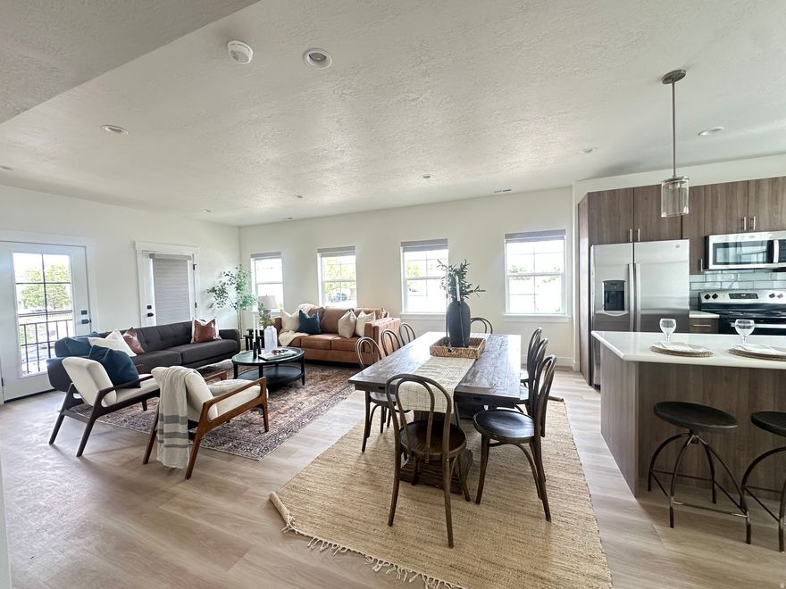 CALLING ALL INVESTORS! 12 FULLY STABILIZED Gorgeous BRAND NEW townhomes!  The upstairs has 2 bedrooms, each with a full bathroom. The laundry room is also upstairs. Main floor kitchen boasts granite countertops, custom cabinetry, and gleaming stainless steel appliances all included. 2-car garage. Each unit comes with a brand new washer and dryer. Located in the heart of Midvale and close to everything. Each unit comes with its own unique finishes. Call agent to schedule showings. .