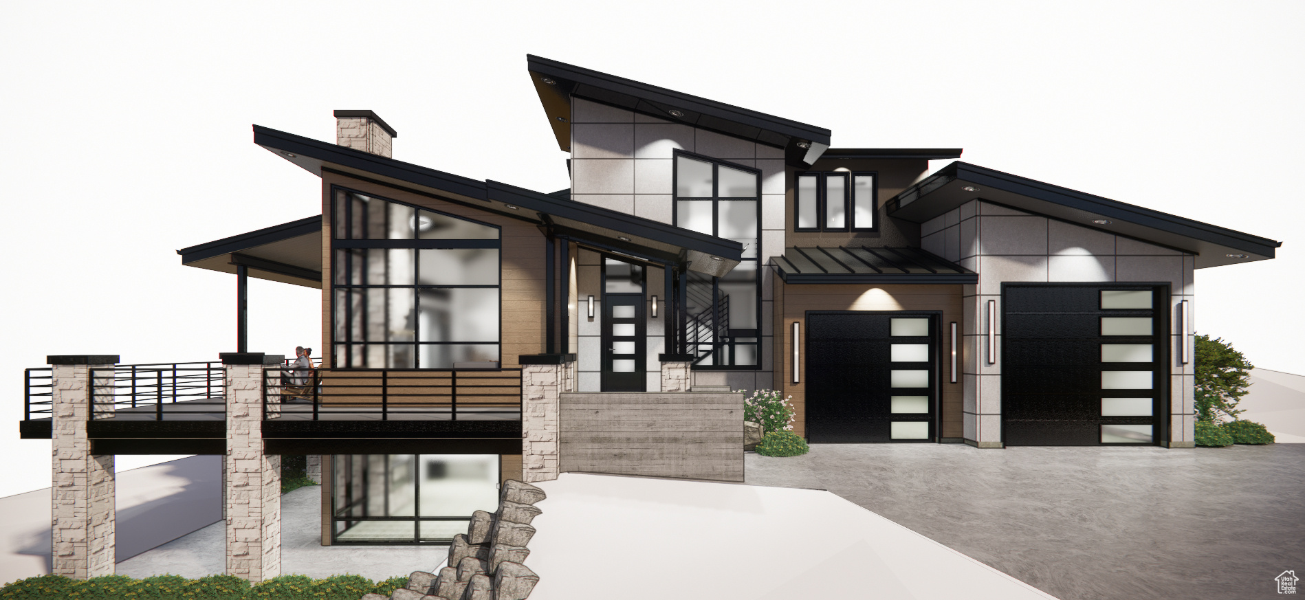 Welcome to this stunning modern home that offers the perfect blend of style, space, and functionality. From the moment you step inside, you'll be impressed by the open, airy layout and high-end finishes throughout. Enjoy true main-level living with a spacious primary suite complete with its own laundry for ultimate convenience. The heart of the home is a chef's dream kitchen featuring an oversized island, a working pantry, and plenty of room to entertain. Step outside to the expansive covered wraparound deck, ideal for outdoor dining, relaxing, or enjoying scenic views year-round. Upstairs, you'll find two generously sized bedrooms, each with its own private ensuite bathroom-perfect for guests or family members. A cozy loft area provides additional flex space for a reading nook, home office, or play zone. The fully finished basement is an entertainer's paradise with three additional bedrooms-one perfectly suited to be transformed into a home theater. With three bathrooms, a second laundry area, and a spacious family/activity room, there's no shortage of space to spread out and make yourself at home. This thoughtfully designed home offers versatility, comfort, and luxury on every level-don't miss your chance to make it yours. ***Photos of previously built Denali***