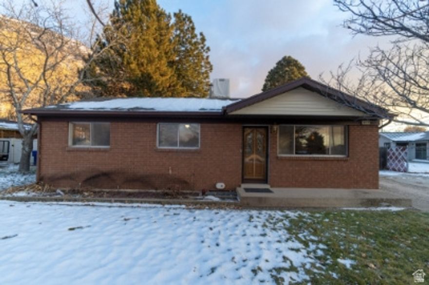 Recently updated home with new appliances and new paint next to the beautiful mountains. Fully fenced secluded yard with mature trees. Attached 2 car garage that has extra depth and width and an additional shed for ample storage room.