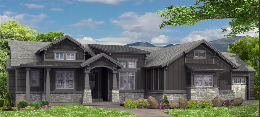 Build this plan, choose a different plan or design from scratch. You will love our one of a kind full disclosure building process. Straight forward cost of labor + cost of material + percentage build fee. any savings passed directly through. If we save $$ you save $$. Pick everything from plan to finishes. Know all the details of your home through upfront bidding. Photos are examples of how homes could be finished and are not necessarily included in the final price. Coordinate for the subdivision can be accessed off 12747 S Sunday Drive Riverton Utah. Optional Walk out basement and ADU in basement. Optional suspended slab home theater