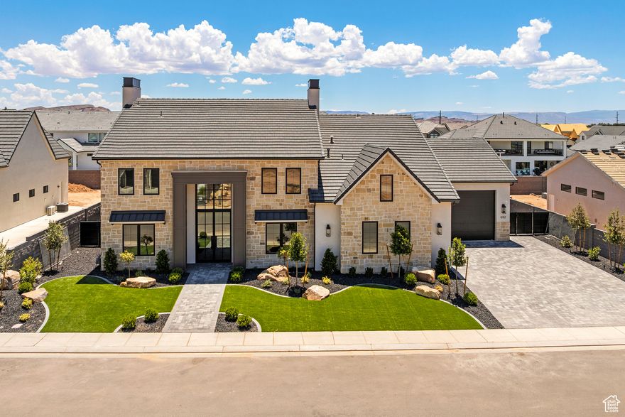 Wow! Gorgeous, custom home with an awesome floor plan with excellent curb appeal, complete with pickleball/bball court with night lights, large heated pool with spa and shamu shelf, in ground trampoline, beautiful landscaping, spacious covered patio with pavers, fire pit, oversized 4-car garage with extra height for a boat. Beautiful double doors at the entry, engineered wood floors, custom cabinets to the ceiling in the kitchen, oversized fridge/freezer, high end appliances, very nice pantry, spacious mud bench area, large laundry room with lots of cabinets and sink, spacious loft area includes built-in cabinets and drink fridge, 2nd laundry room upstairs, and so much more! *All information is deemed reliable but not guaranteed, buyer to verify all.