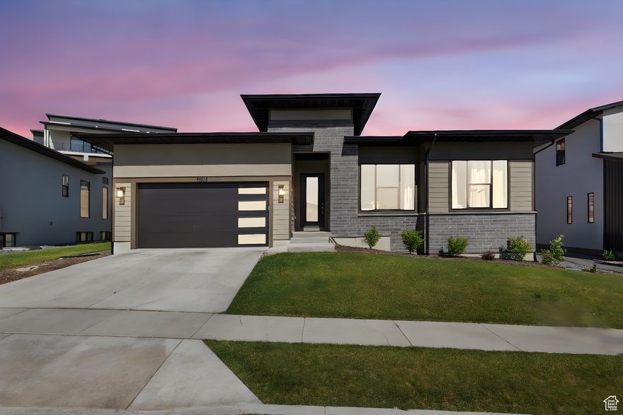 Mountains as your Backdrop and Access to Hiking and Biking Trails from your Front Door. Outstanding HOA Amenities included access to Clubhouse, Pool, Tennis & Pickleball Courts, Park and Playground.  Gorgeous Upgraded LVP Flooring Flows through this Easy Single Level Living Home.  Office/Den off the Entryway. Breathtaking Open Concept Family Room, Kitchen & Dining Area. Complete with Extra Tall Ceilings and Walls of Windows to bring the Outside In.  Well Designed Kitchen with Gas Stovetop, Wall Oven, Stainless Steel Appliances, Granite Countertops,  and Plenty of Cabinet Space for Storage.  Tranquil Primary Owners Suite with Attached Ensuite Bathroom with Dual Sink Vanity, Separate Soaking Stand Alone Tub and Step in Glass Shower.  2 Addition Main Level Bedrooms and Full Hall Bathroom. Main Level Laundry.  Room to Grow in the nearly 2000 Sq Foot Unfinished Basement.  Backyard has Rock Wall with Planters and Fully Landscaped. Access to Top Rated Schools, Dining and Entertainment close by.