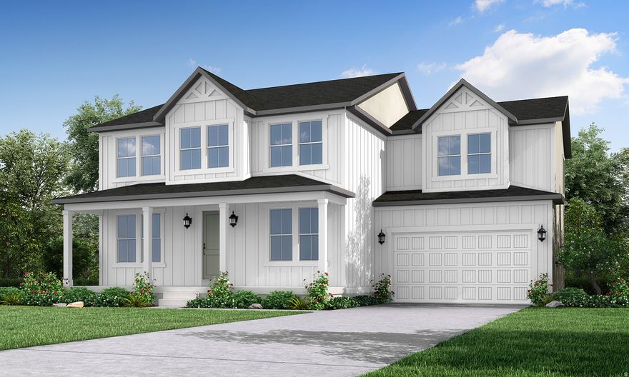 Come see this beautiful brand new 3000 Farmhouse in a great sought after North Salt Lake community. This home features bluff maple cabinets, quartz countertops, tile backsplash and platinum gas appliances. Flooring includes laminate hardwood, tile, and carpet throughout. Enjoy a 3-car garage with keypad and exit door, a box window in the kitchen nook, an expanded deck, and an expanded great room. Additional highlights include a can lighting, Christmas light outlets, tankless water heater, wood railing at the stairway, and a glass door to the office. Large Craftsman base and casing, 2-tone paint, and a grand owner's bathroom with quartz surrounds and black matte hardware complete this beautifully designed home. Come check it out today!