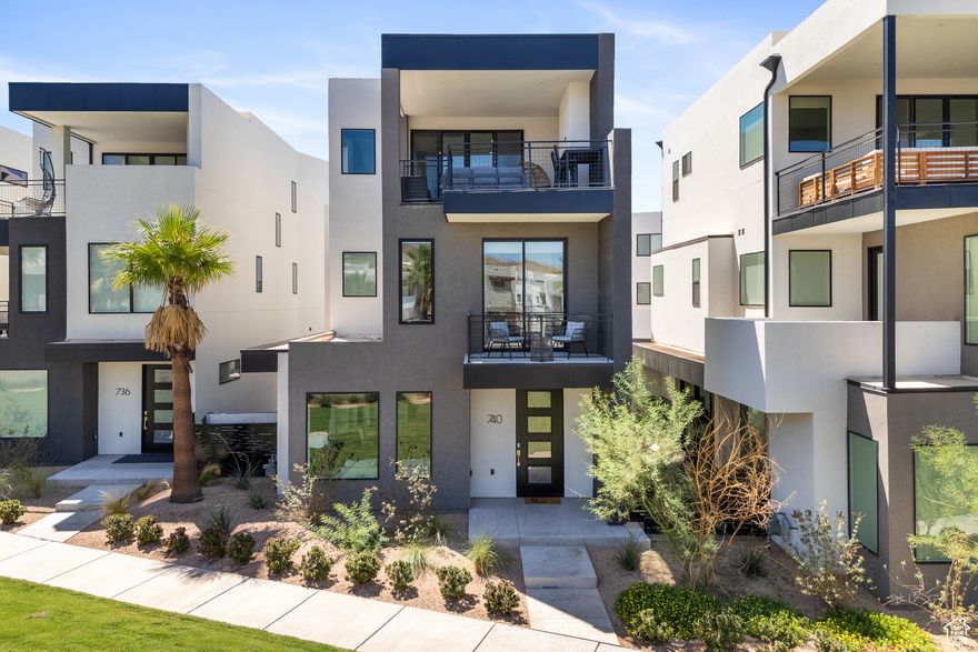 This luxury vacation home, approved for short-term rentals in the vibrant Desert Color Resort, comes fully furnished and turn-key ready-from the bedding to the dishes, everything is included. Whether you're seeking a personal sanctuary or a high-performing investment, this property has everything! Just steps from the lagoon, start your day with a game of pickleball, enjoy an afternoon at the beach, and wrap up your evening with popsicles and board games on your private deck. Home features 5 bedrooms, 3 with its own en-suite bathroom, and a total of 4.5 baths. The open-concept main floor boasts a bright, airy kitchen and great room, with a 12-foot-wide multi-slide pocket door leading to your outdoor living and hot tub area.  Take a quick 15-minute drive to Sand Hollow Reservoir for boating, then return to the resort to relax by the pool with snacks from the clubhouse. Don't miss the opportunity to own a versatile, luxurious property in Desert Color Resort, perfect for personal use or as a lucrative short-term rental.
