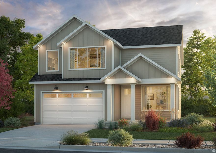 *To be completed by Summer-2026* Welcome to the Monarch, a gorgeous farmhouse design offering 3,502 square feet of stylish living space. This home includes three bedrooms and 2.5 bathrooms, making it perfect for families or those who love to host guests. The open-concept main floor enhances the sense of space and flow, ideal for both relaxation and entertaining. The primary suite features a private en suite bathroom, adding a touch of convenience to this thoughtful design. This home is located in Firefly, the master-planned community built specifically for kids to live life unplugged. Stop fighting over screen time and start reconnecting in an environment engineered to encourage play. Firefly isn't just a neighborhood, it's a 350+ acre network of parks, trails, and amenities designed to inspire adventure and activity. The day you move in, your kids will be enjoying the skate and wheels park, the bike pump track, the downhill mountain bike course, pickleball and basketball courts, neighborhood playgrounds, and miles of trails. Is your child shy? Firefly has the region's only full-time Activities Director curating weekly activities and events for all ages, encouraging families and neighbors to connect in nature. Located in Eagle Mountain, Firefly is an easy commute to the Silicon Slopes, with close proximity to shopping and entertainment. Just 40 miles south of Salt Lake City and 30 miles north of Provo, it's one of Utah County's fastest-growing cities. Book a tour of this beautiful Candlelight home, explore all the amenities, and see for yourself why Firefly is the best place in Utah to raise your kids.