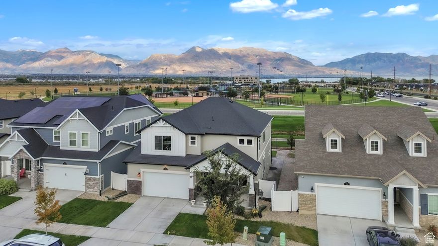 Welcome to your next home! This beautiful waterfront property has an incredible view, where you can enjoy the beauty of Utah. This home was definitely designed to impress with its spacious living and kitchen area. Each room has plenty of space whether for your family or guests. . This open concept home gives you the space you need to host family and friends. The master suite is truly remarkable and is equipped with a luxury shower that will definitely impress. Upstairs, the loft creates a perfect spot for movie nights or a reading nook. The basement is ready to be customized and tailored to YOU adding more rooms and areas for memories to be made. This home is located in a fabulous spot close to shopping and schools, including the Temple just across Redwood. It's sure to make a wonderful home for you. Schedule a tour today.