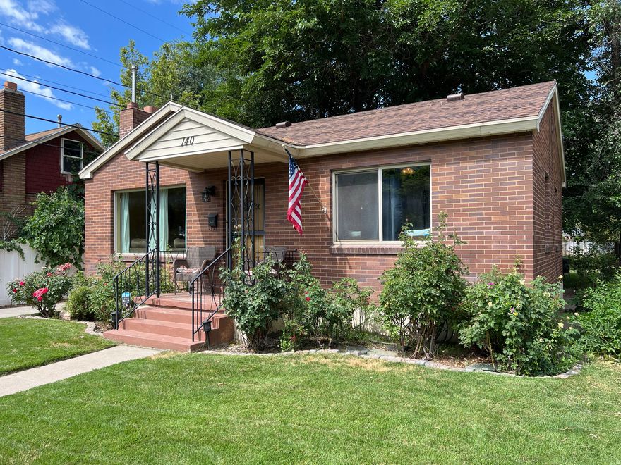 Charming and cozy home located in a great Provo neighborhood! This well-maintained property features a spacious main-level family room with beautiful hardwood flooring, spacious bedrooms, large windows that bring in tons of natural light! The basement includes a separate entrance and features a second kitchen, family room, and a one-bedroom, one-bathroom setup, perfect for extended family, guests, rental potential, or added flexibility. Enjoy the private backyard with mature trees providing plenty of shade, along with a one-car garage and additional storage shed for extra storage space. Major updates include a new water heater, the roof and evaporative cooler were replaced in the past 3 years. Conveniently located near schools, parks, shopping, and everything downtown Provo has to offer. Owner related to agent.