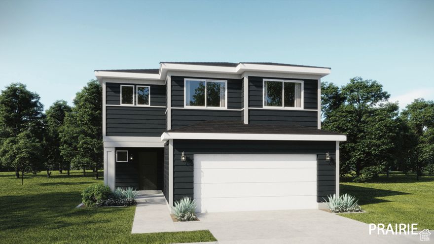 Discover the Birch plan in the beautiful Harmony Place community in Salem, where modern design meets everyday comfort. The gourmet kitchen features premium stainless steel gas appliances, quartz countertops, 42" upper cabinets, and a spacious kitchen island-perfect for cooking and entertaining.  The luxurious primary suite offers a relaxing retreat with dual sinks, a drop-in separate tub and shower with a cultured marble surround, and a quartz countertop. Additional highlights include an undermount sink and quartz countertop in the second bath, a pedestal sink in the powder room, a spacious upstairs loft, 9-foot ceilings on the main floor, elegant railing, pre-plumbing for a future water softener, and an 8-foot garage door.  Residents of Harmony Place enjoy exceptional community amenities including a swimming pool with cabana, clubhouse, pickleball courts, and walking trails, all adjacent to a spacious new city park. Experience the perfect blend of comfort, convenience, and community living in the Birch plan.