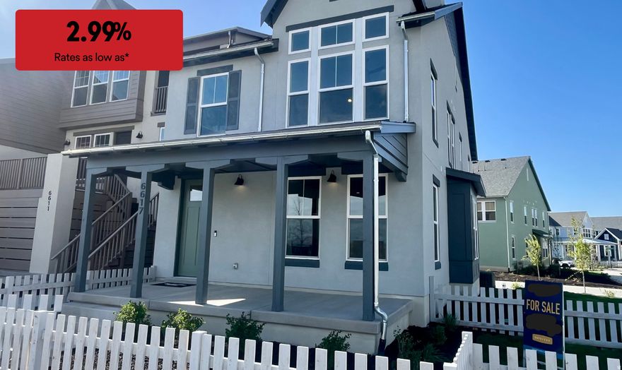 Preferred Lender Incentive Interest Rate or Receive up to $15,000 towards closing costs!* MOVE IN NOW. Welcome to the Stratford Watermark Townhome! Elegant living with amazing proximity to the best new amenities of Daybreak's Master Planned Community. Open great room is perfect for Entertaining and Daily Living. Large windows and high ceilings bring in ample natural light. The Primary Suite features Vaulted Ceilings, and a Luxury Spa Like En-suite. Located on a large lot with all the landscape worries taken care of by the HOA. The Watercourse is just feet away and set's the tone for your lifestyle and activities! RE taxes are not yet assessed. Easy to show and call for details on Incentives or other units! Interior Photos are similar style unit. Colors and finishes may vary.  Buyer and buyer's agent to verify all information. Model Home address: 6637 W Lake Ave, South Jordan UT