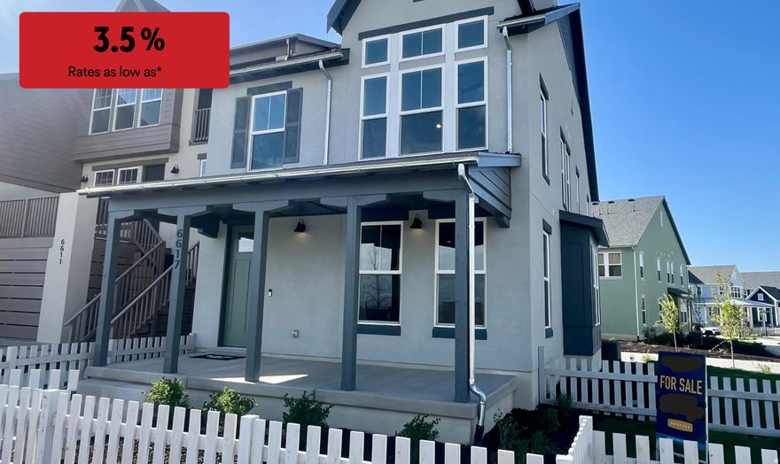 Preferred Lender Incentive Interest Rate or Receive up to $15,000 towards closing costs!* MOVE IN NOW. Welcome to the Stratford Watermark Townhome! Elegant living with amazing proximity to the best new amenities of Daybreak's Master Planned Community. Open great room is perfect for Entertaining and Daily Living. Large windows and high ceilings bring in ample natural light. The Primary Suite features Vaulted Ceilings, and a Luxury Spa Like En-suite. Located on a large lot with all the landscape worries taken care of by the HOA. The Watercourse is just feet away and set's the tone for your lifestyle and activities! RE taxes are not yet assessed. Easy to show and call for details on Incentives or other units! Interior Photos are similar style unit. Colors and finishes may vary.  Buyer and buyer's agent to verify all information. Model Home address: 6637 W Lake Ave, South Jordan UT