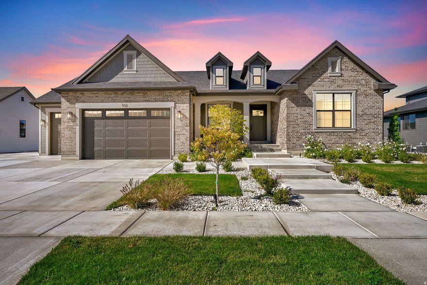 THIS ONE IS A 10!!!  Don't wait to build, this house is already done for you and feels brand new.  Located in the desired Chestnut Farms neighborhood.  Stunning kitchen that includes quartz counters, oversized island, butlers pantry, 36" dual fuel range with double oven, spacious dining nook and separate built in fridge and freezer.  The great room is perfect for hanging out with the family or entertaining your friends. Incredible master suite with a separate tub/shower, double sinks and custom walk-in closet.  Ideal home office  just to your left as you walk in the door.  Downstairs you will find an awesome family room, 3 big bedrooms, a full bathroom, wet bar and plenty of room for storage.  Enjoy summer nights sitting on your covered deck and watch the beautiful sunset.  No backyard neighbors.  HUGE Garage.  RV Parking.  Community Pool.  Call me and let's set an appointment for you to see this home today.