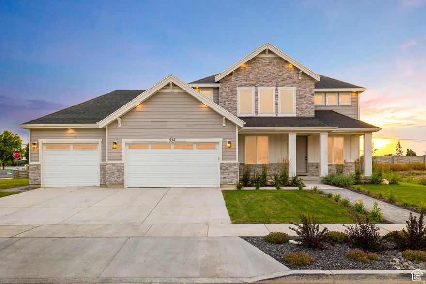 Spacious, Stylish & Move-In Ready! This stunning home features 4 bedrooms, 3 bathrooms, a vaulted-ceiling gathering area, and a gourmet kitchen. The unfinished basement offers endless possibilities-extra bedrooms, a theater, or more. Thoughtfully designed for comfort, function, and timeless elegance.