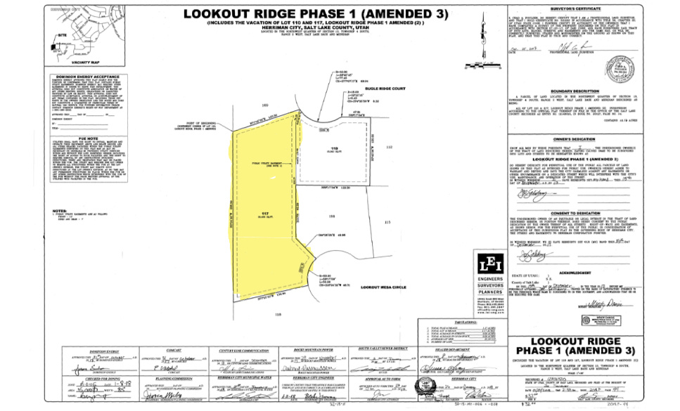 LOOKOUT RIDGE - Land