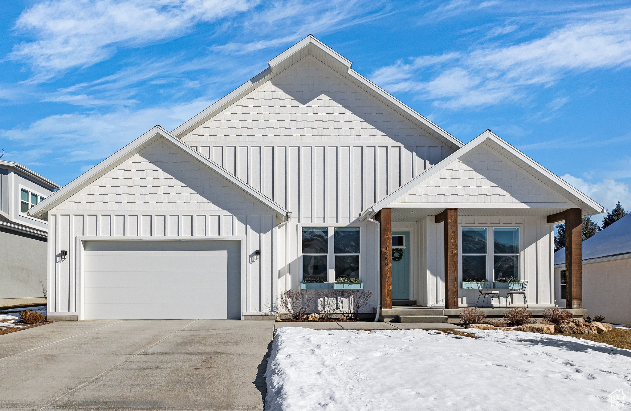 Come and see this beautiful home, located in the desirable Scotch Fields neighborhood.  Close to the Wasatch Mountain State Park and golf course.  Short drive to Park City Resorts, Deer Creek and Jordenelle  Reservoir .    Spacious open floorplan with large windows and great natural lighting.  Engineered hardwood flooring throughout.  Vaulted ceilings.  Kitchen features KitchenAid appliances, large island, and quartz and granite countertops.  Luxurious primary bathroom featuring a large soaker tub and double shower. All bedrooms are complete with en-suite bathrooms.  The large living room has a gas fireplace with built in shelves and cabinet storage.  The west facing house has open space behind it and is perfectly situated for shady summer backyard barbeques.  Ample storage with spacious closets and an attic space above the garage.  Smart features include motorized window shades, CAT 6 wiring to each room, smart garage-door opener, permanent exterior holiday lighting that is controlled from smart phone, and a security system. Your HOA dues include fiber optic internet, lawn maintenance, and water for irrigation. Scotch Fields offers beautiful walking paths for your morning strolls or evening runs, recreational pickleball and basketball court, and a common area with a pavilion.