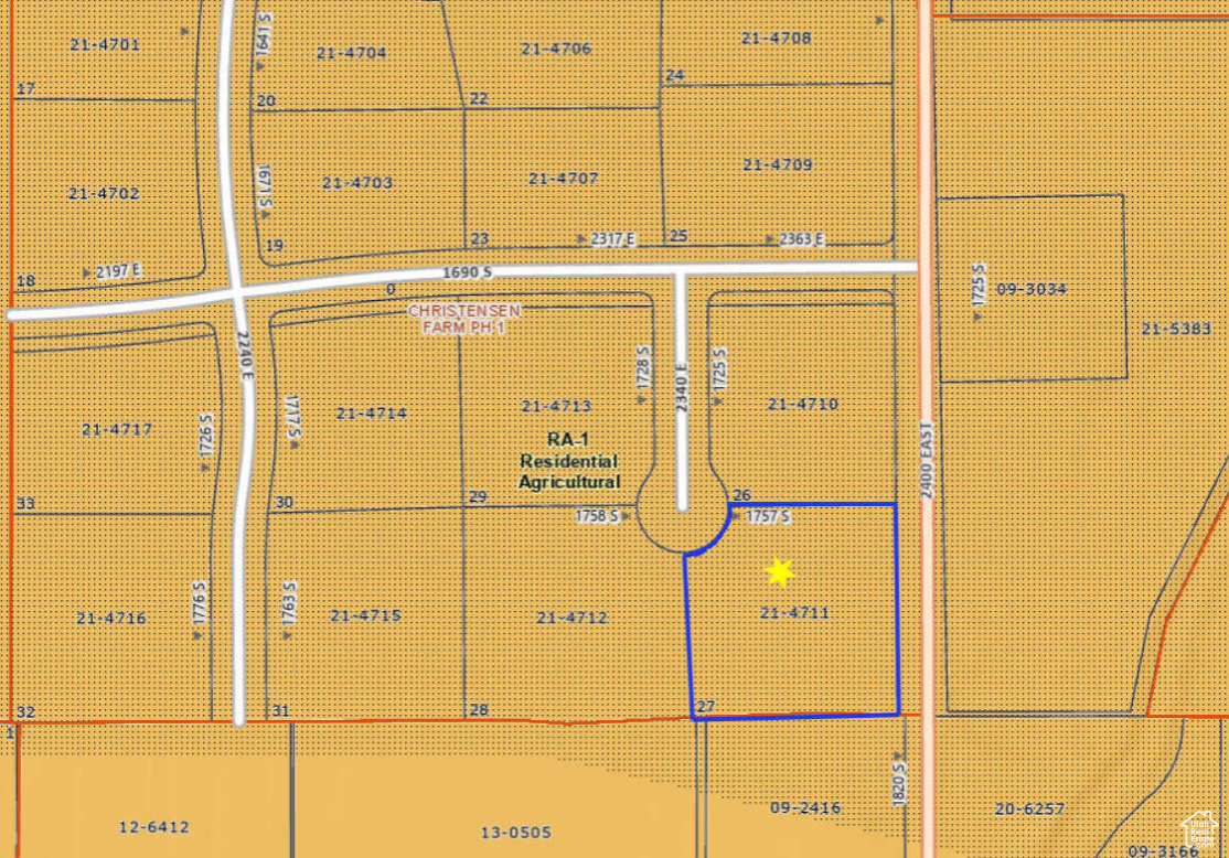 CHRISTENSEN FARM SUBDIVISION - Land