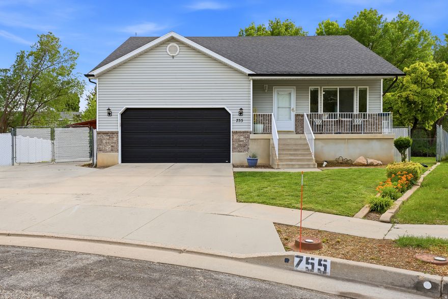 Tucked away on a large lot at the end of a quiet cul-de-sac, this spacious 6-bedroom (plus office), 3-bath home offers the kind of setting people are always searching for: peaceful, private, and perfect for you to play freely without the worry of through traffic. Inside, you'll find a bright, open floor plan designed for both everyday living and effortless entertaining. The main living areas flow seamlessly together, creating a welcoming space for gathering, while large windows bring in natural light throughout. Fresh new blinds add a clean, updated feel and move-in-ready convenience. With six bedrooms, there's room for everyone; whether you need space to grow into, guests, a home office, or a gym. The layout offers flexibility to fit your lifestyle now and into the future. Downstairs, a large basement living room adds even more space to spread out. It's perfect for hosting game nights, movie marathons, or additional living space to suit your needs. Located just minutes from I-15, commuting is simple while still enjoying the comfort of a tucked-away neighborhood. You'll also love being close to a variety of restaurants, shopping, and everyday amenities.
