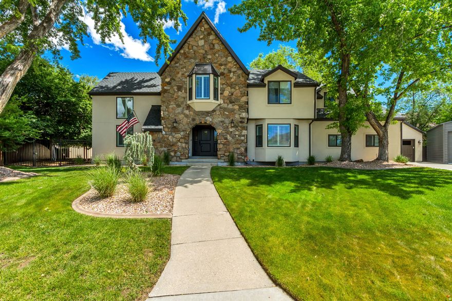 Beautiful 6-bedroom, 3.5-bath home with over 4,700 square feet in the desirable Brandon Park neighborhood of Sandy. Situated on a quiet cul-de-sac with mountain views and a spacious .36-acre lot, this home offers exceptional space and functionality inside and out.  Features include a renovated kitchen with stainless steel appliances, new wood-look tile flooring, and brand new carpet throughout the second floor. The main level includes a dedicated office, while the basement offers a craft room plus a spacious recreation area with a pool table and family room - perfect for entertaining or relaxing. The property also includes RV parking, an attached 2-car garage, plus a detached 2-car garage with workshop space - perfect for storage, projects, or recreational vehicles.  Outside is where this property truly shines. The backyard is perfect for entertaining with a large patio, gorgeous landscaping, and a relaxing water feature. An incredible opportunity to own a well-maintained home in a great location with space for gatherings, hobbies, and everyday living.  Square footage figures are provided as a courtesy estimate only and were obtained from previous listings.  Buyer is advised to obtain an independent measurement.