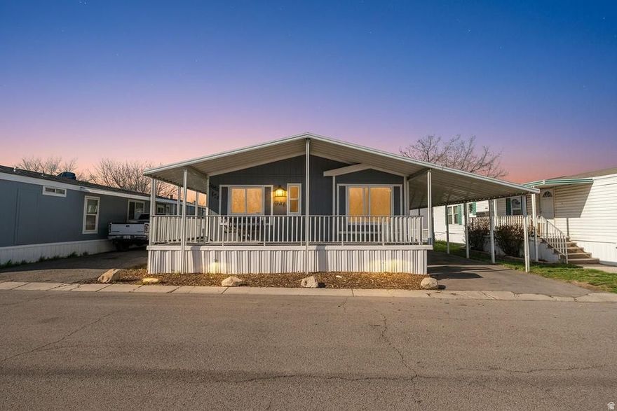 Beautifully remodeled double-wide mobile home located in the desirable Meadowbrook Village community in Salt Lake City. This move-in-ready home features 3 bedrooms and 2 bathrooms and has been thoughtfully updated throughout. Recent improvements include new flooring, a fully updated kitchen, remodeled bathrooms, and fresh interior paint that give the home a modern and refreshed feel. The open layout offers comfortable living spaces with plenty of natural light, making it perfect for everyday living and entertaining. Residents of Meadowbrook Village enjoy a well-maintained community that includes amenities such as a clubhouse and a splash pad area for kids. Conveniently located near shopping, dining, and freeway access, this home offers both comfort and convenience in a welcoming community setting.