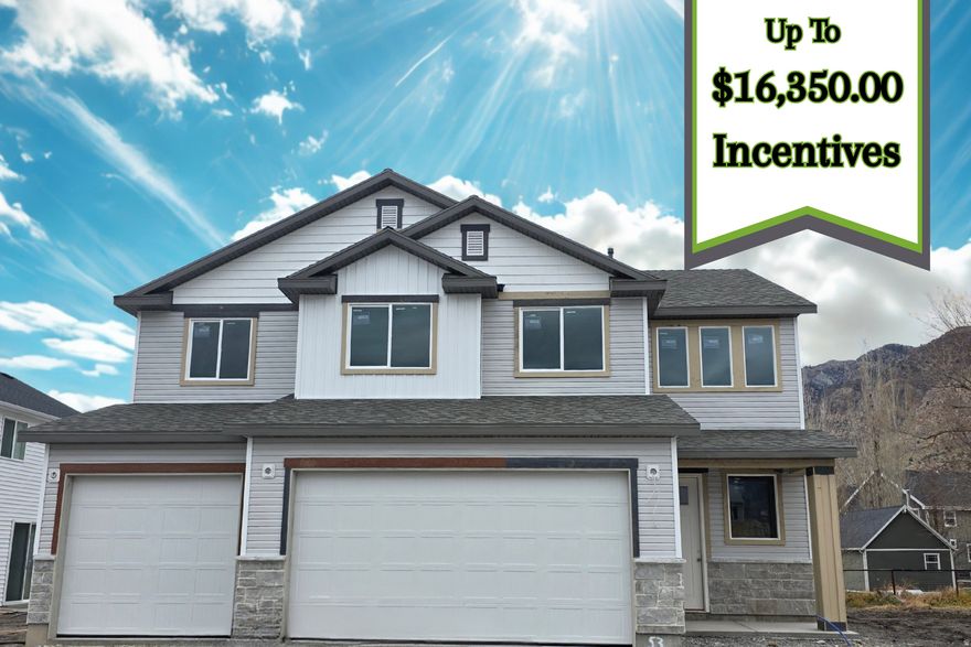 The PHOENIX has risen from the ashes, showcasing a brand-new floor plan that includes four bedrooms plus a loft area-perfect for a cozy second family room. This is a property you won't want to miss! Features include:4 bedrooms, 2.5 bathrooms, and a 3-car garage.  Upon entering, you will be captivated by Beautiful stained railing, 9-foot ceilings, an extra-large family room, a spacious kitchen- featuring Ceiling-height cabinets, Gorgeous quartz countertops a large pantry, mudroom and a convenient half bath** Upstairs: Discover the newly added loft, ideal for a cozy family gathering space, The master bedroom is complete with Dual sinks, a large shower, a relaxing soaker tub and a generous walk-in closet. To top it all off, the laundry room is conveniently located near the bedrooms for added ease.  You will love the new PHOENIX!! The builder NAILED every detail with this new plan!!. Home is under construction and is schedule for completion Mid January 2026!